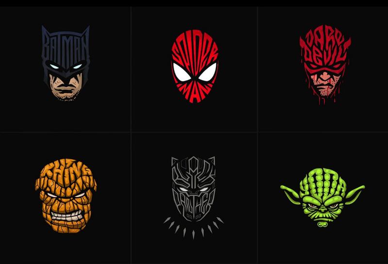 Logotipos de superhéroes