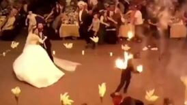 Una total tragedia: Incendio en una fiesta de bodas dejó 100 muertos, los novios también perdieron la vida