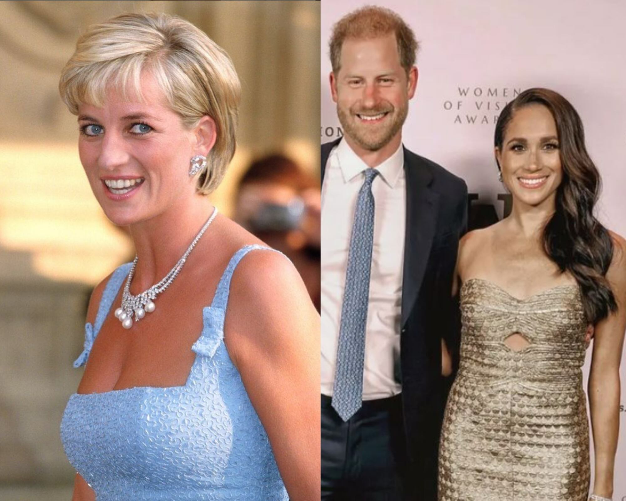 Assim como Lady Di, Harry e Meghan foram perseguidos por paparazzis e quase sofreram acidente
Fotos: @lady.diana._ | @meghandharry