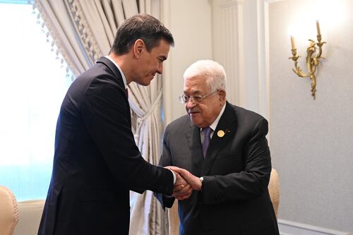 El presidente palestino agradece a España su "posición firme y de principios" por la causa palestina