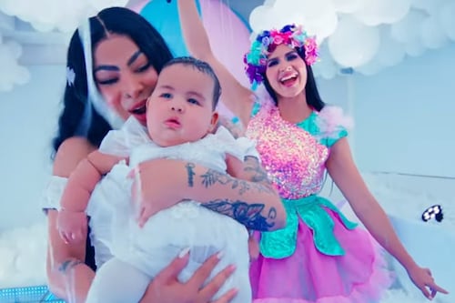 Yailin presentó por primera vez a su hija Cattleya en nuevo video