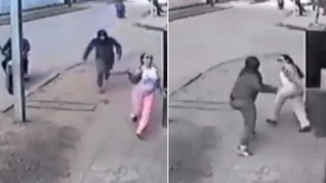 La audacia de esta mujer durante un asalto se hizo viral