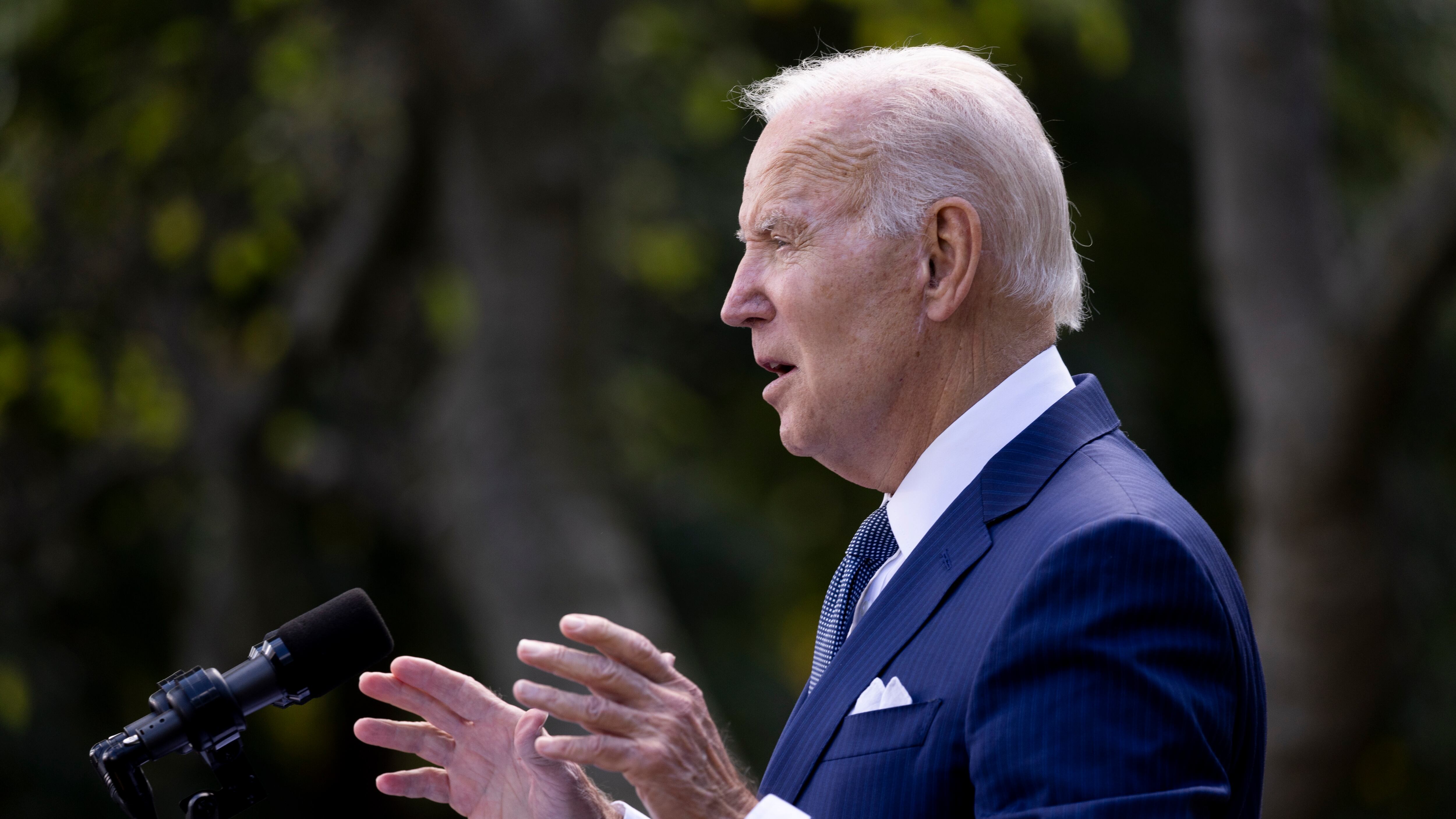 US President Joe Biden- USA, 27 September 2022. (Estados Unidos) EFE/EPA/MICHAEL REYNOLDS / POOL