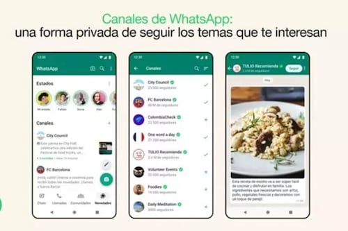 WhatsApp admitirá el reenvío de mensajes desde otros chats a través de los Canales