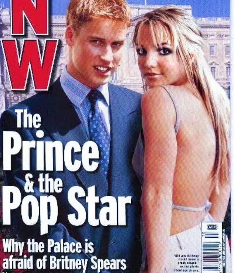 El príncipe William y Britney Spears tuvieron un breve romance.