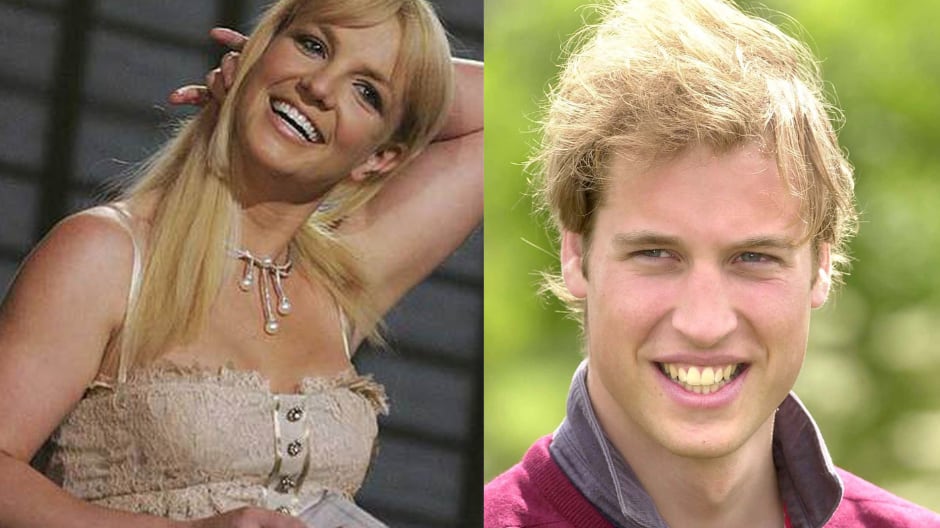 El príncipe William y Britney Spears tuvieron un breve romance.